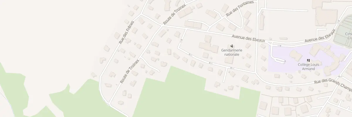 Plan du 543 Rue des Grands Champs à Cruseilles
