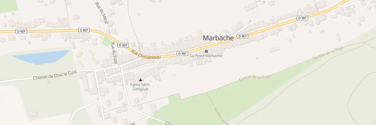 Plan du 80 Rue Clémenceau à Marbache