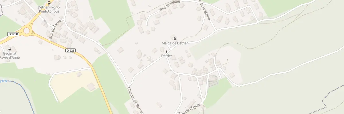 Plan du 21 Rue de l’église à Détrier