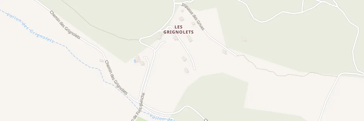 Plan du 9016 Le Grignolet à Artignosc-sur-Verdon