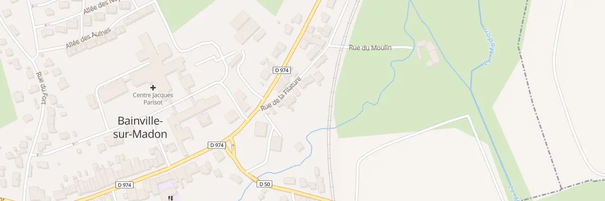 Plan du 14 Rue de la Filature à Bainville-sur-Madon