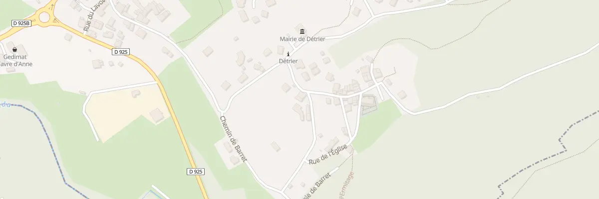 Plan du 68 Rue de l’église à Détrier