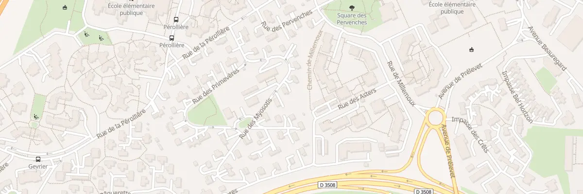 Plan du 13 Rue de la Pérollière à Annecy