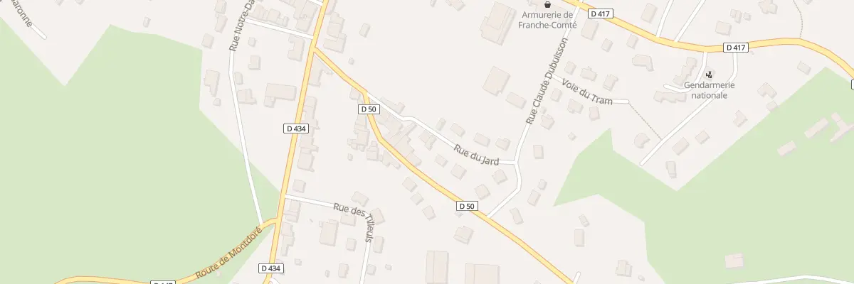 Plan du 8 Rue du Vigneron à Vauvillers
