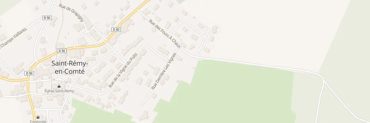 Plan du 1 Rue Derrière les Vignes à Saint-Rémy-en-Comté
