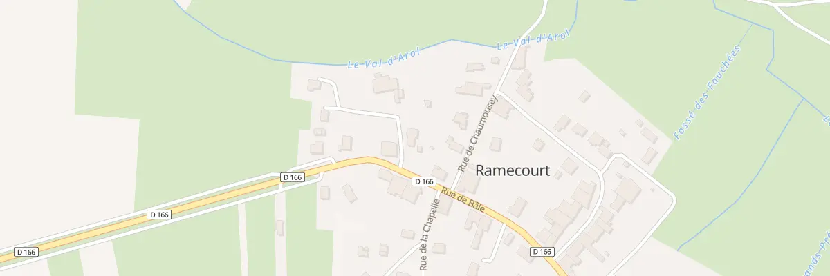 Plan du 1 Che du Moulin à Ramecourt