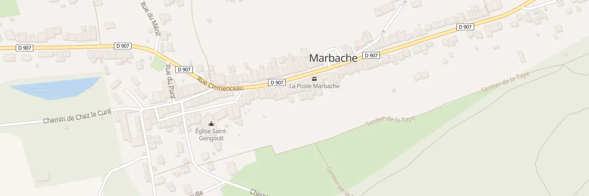 Plan du 76 Rue Clémenceau à Marbache