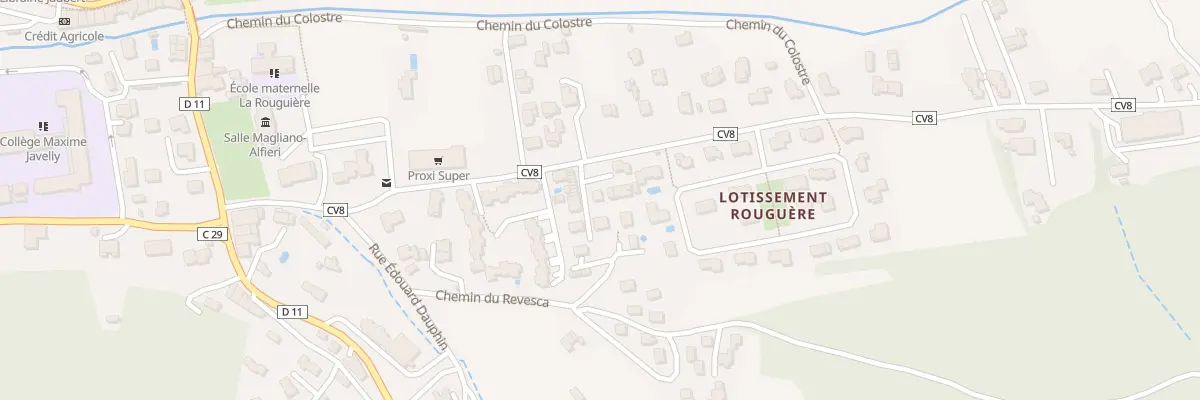 Plan du 5087 La Rouguiere à Riez