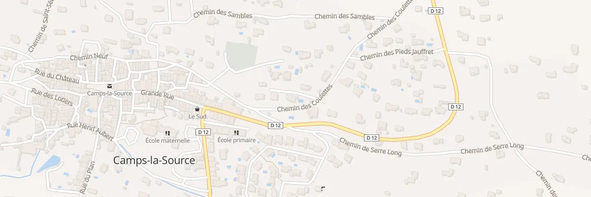 Plan du 5006 Qrt Sainte Anne à Camps-la-Source