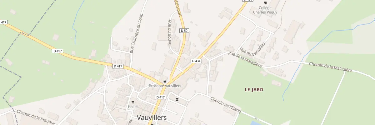 Plan du 16 Grande Rue à Vauvillers