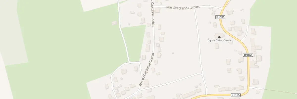 Plan du 208 Rue du Capitaine Cochin à Lesménils