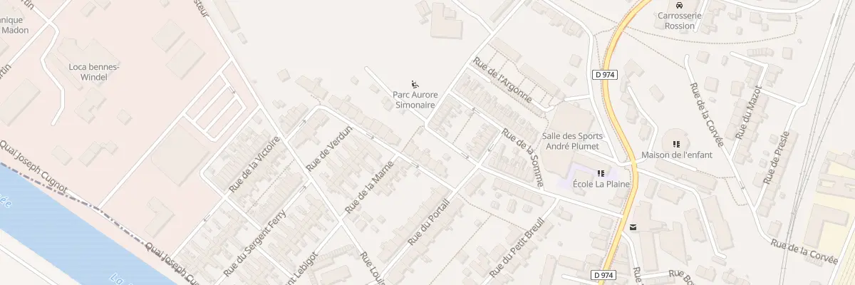 Plan du 8 Rue des Blancs Pres à Neuves-Maisons
