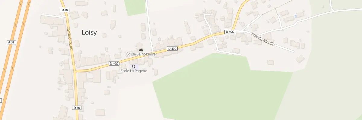 Plan du 23A Rue de l’Eglise à Loisy