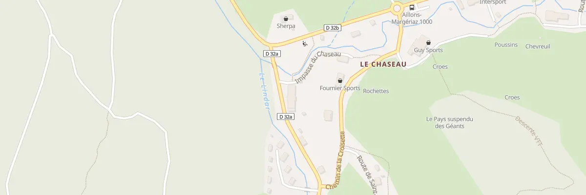 Plan du 99 Rte du Lindar à Aillon-le-Jeune