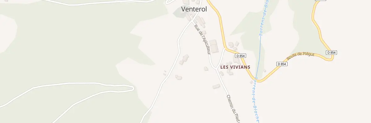 Plan du 203 Che du Clos du Fau à Venterol