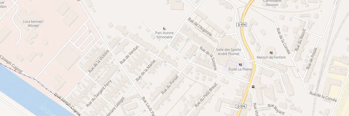 Plan du 4 Rue des Blancs Pres à Neuves-Maisons
