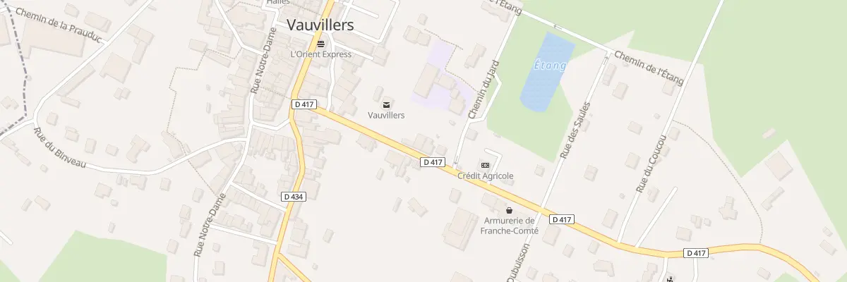 Plan du 5 Rue du Général Marcot à Vauvillers