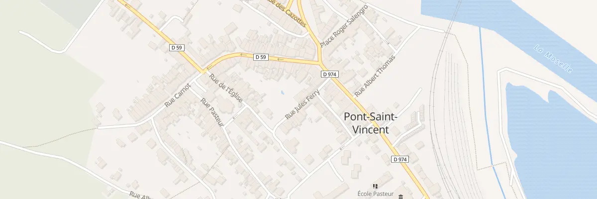 Plan du 12 Rue Jules Ferry à Pont-Saint-Vincent