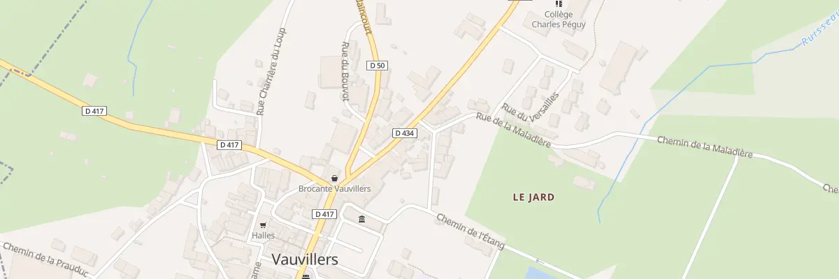 Plan du 7 Grande Rue à Vauvillers