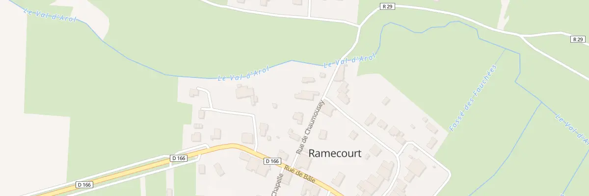 Plan du 5 Rue de Chaumousey à Ramecourt