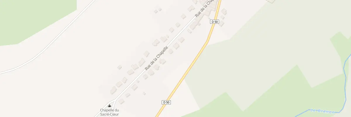 Plan du 21 Rue de la Chapelle à Houdreville