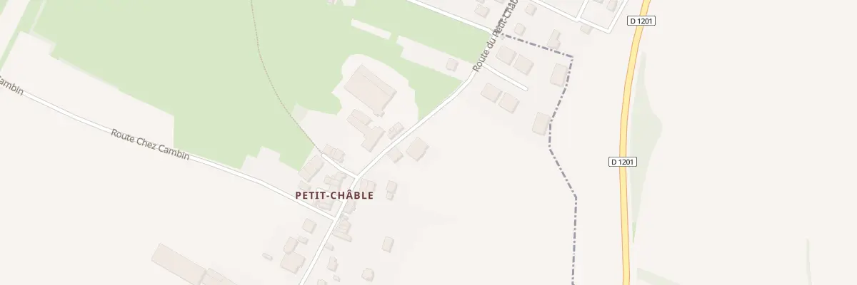 Plan du 451 Rte du Petit Chable à Présilly