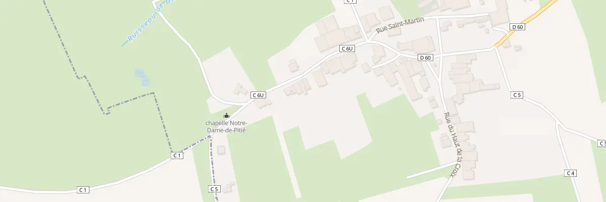 Plan du 45 Rue des Mâreaux à Bouzanville