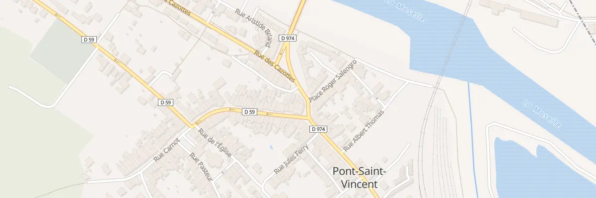 Plan du 22 Rue Jean Jaurès à Pont-Saint-Vincent
