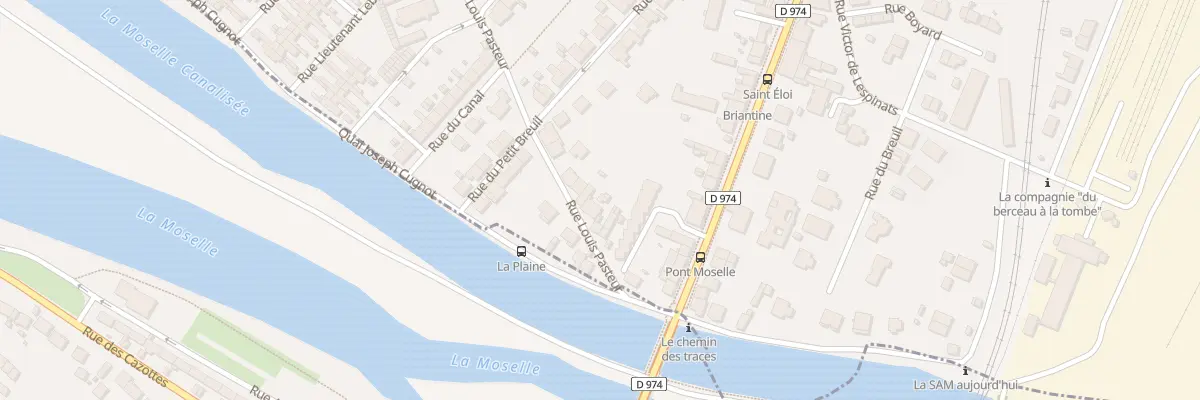 Plan du 8 Rue Pasteur à Neuves-Maisons