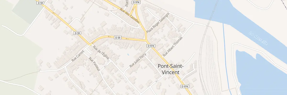 Plan du 34 Rue Jean Jaurès à Pont-Saint-Vincent