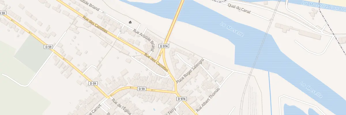 Plan du 5 Rue Jean Jaurès à Pont-Saint-Vincent