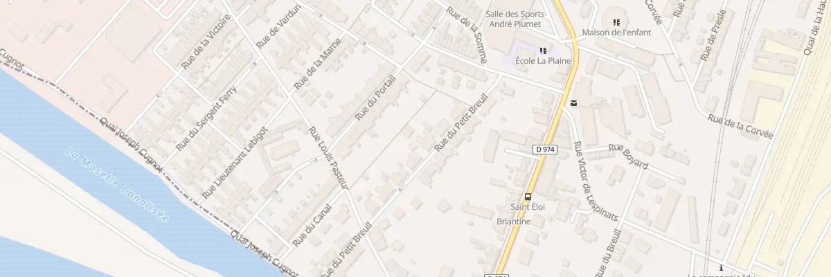 Plan du 29 Rue du Petit Breuil à Neuves-Maisons