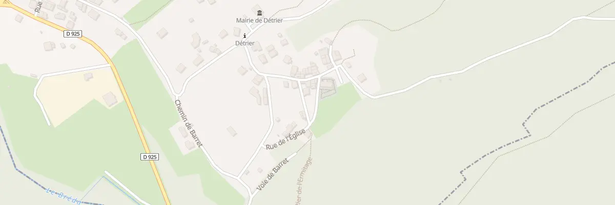 Plan du 271 Rue de l’église à Détrier