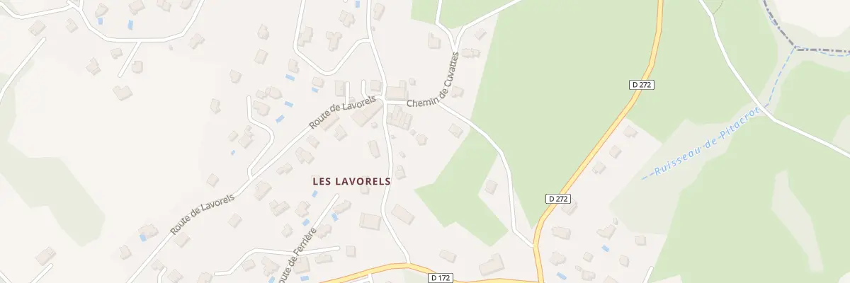 Plan du 144 Rte des Lavorels à Cuvat
