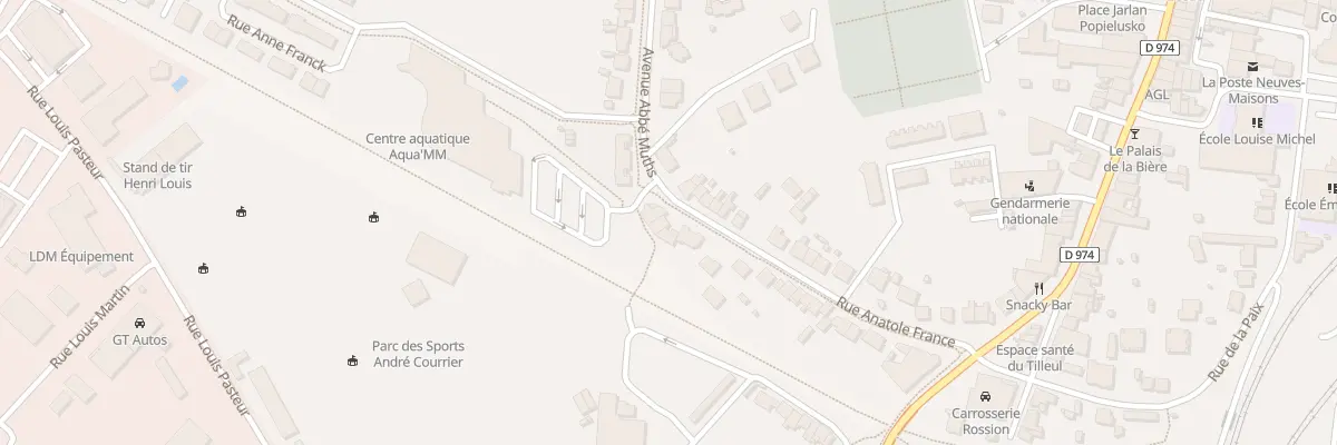 Plan du 33 Rue Anatole France à Neuves-Maisons