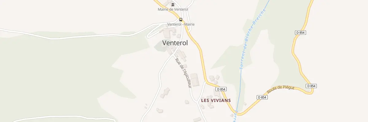 Plan du 83 Che du Clos du Fau à Venterol