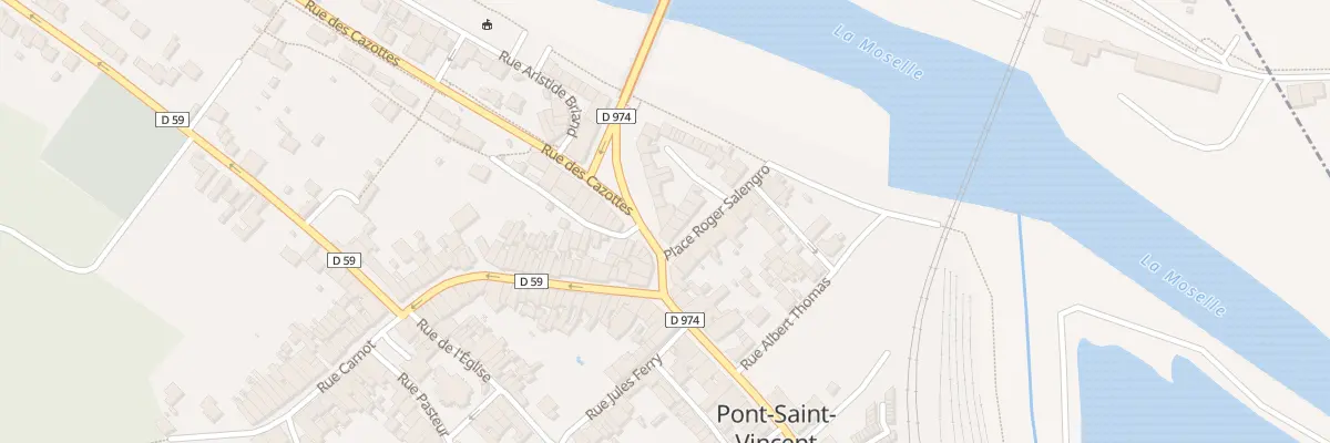 Plan du 13 Rue Jean Jaurès à Pont-Saint-Vincent