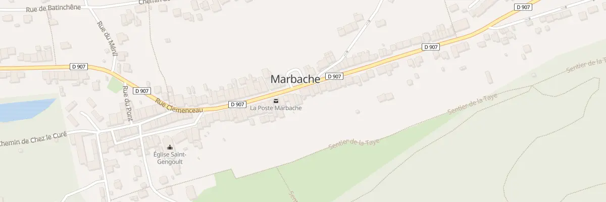 Plan du 54 Rue Clémenceau à Marbache