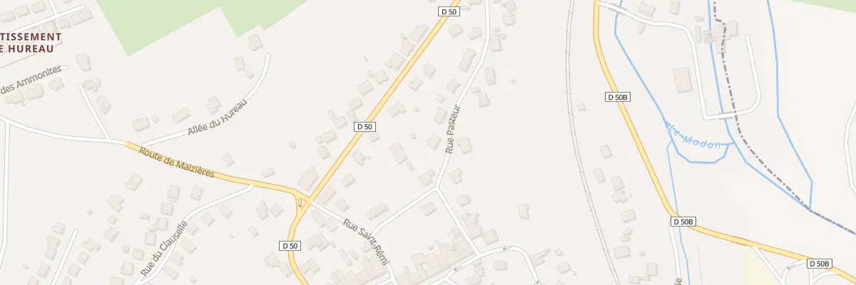Plan du 7 Rue Pasteur à Xeuilley