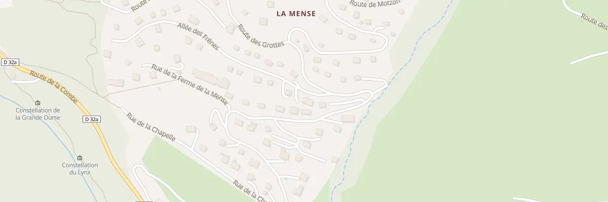 Plan du 33 All des Frênes à Aillon-le-Jeune