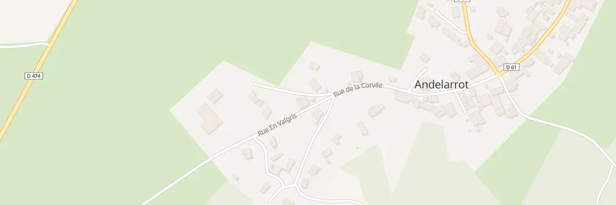 Plan du 1 Imp de la Vignotte à Andelarrot