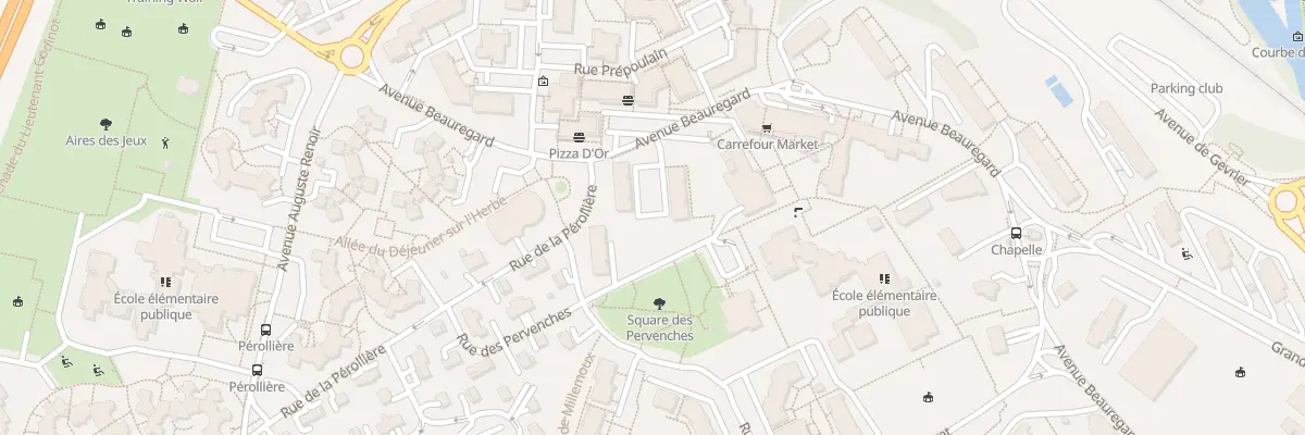 Plan du 3 Rue de la Pérollière à Annecy