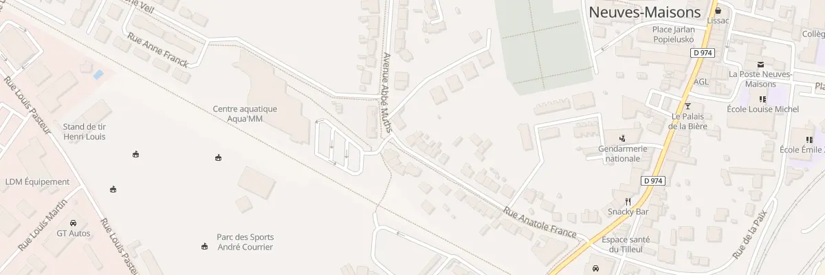 Plan du 32B Rue Anatole France à Neuves-Maisons