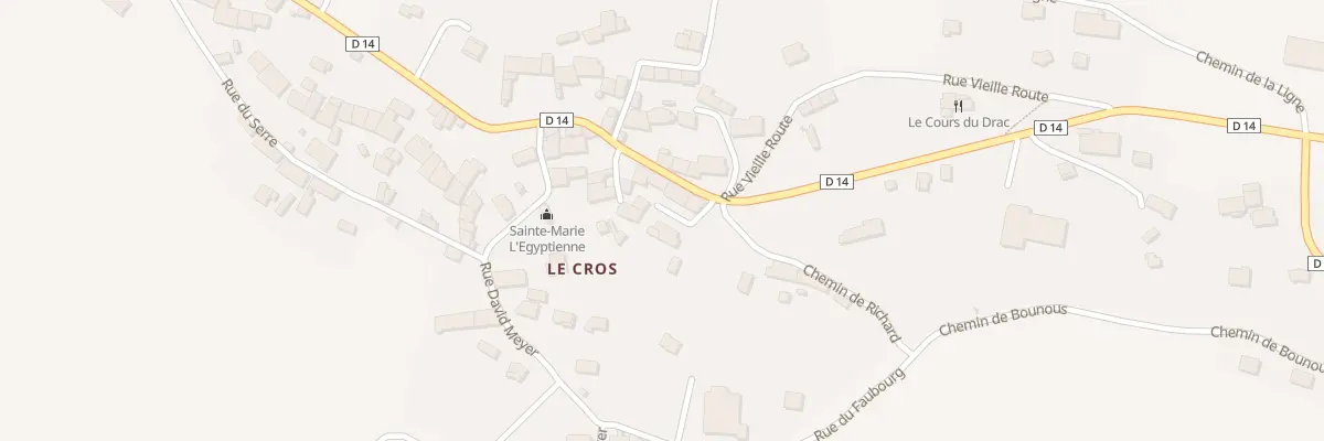 Plan du 5175F Le Cros à Saint-Laurent-du-Cros