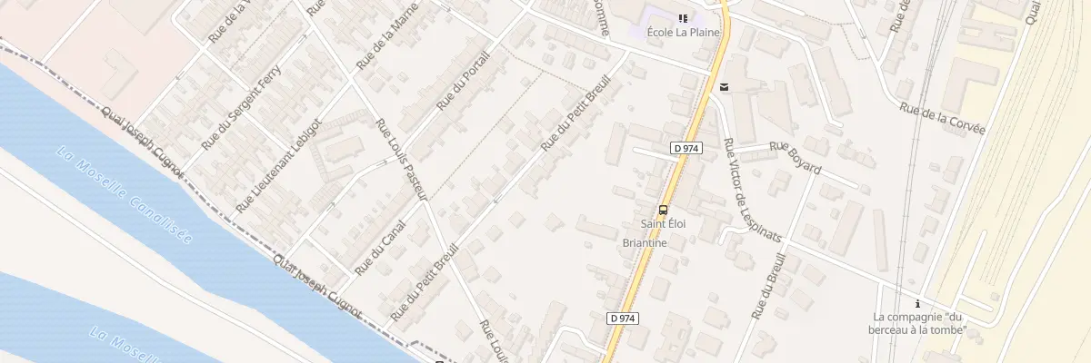 Plan du 16 Rue du Petit Breuil à Neuves-Maisons