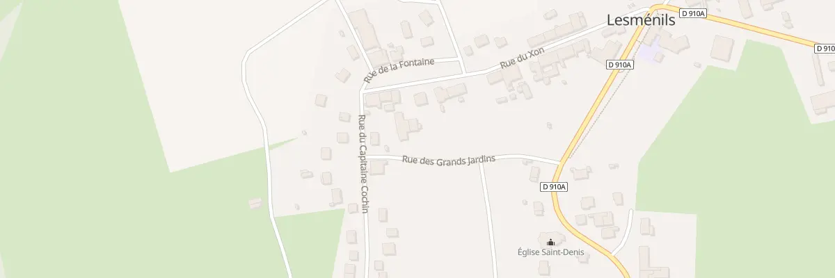 Plan du 303 Rue du Xon à Lesménils