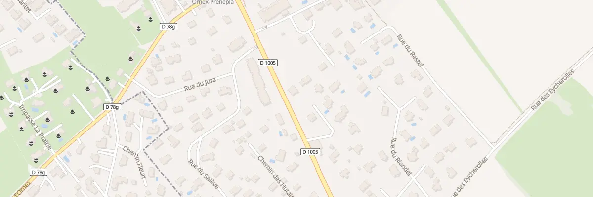 Plan du 1093 Rue de Genève à Ornex
