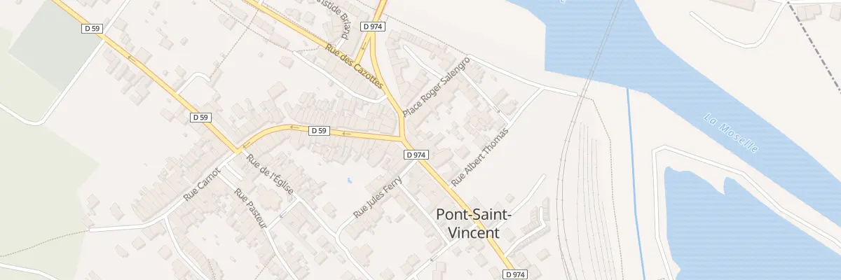 Plan du 21 Rue Jean Jaurès à Pont-Saint-Vincent