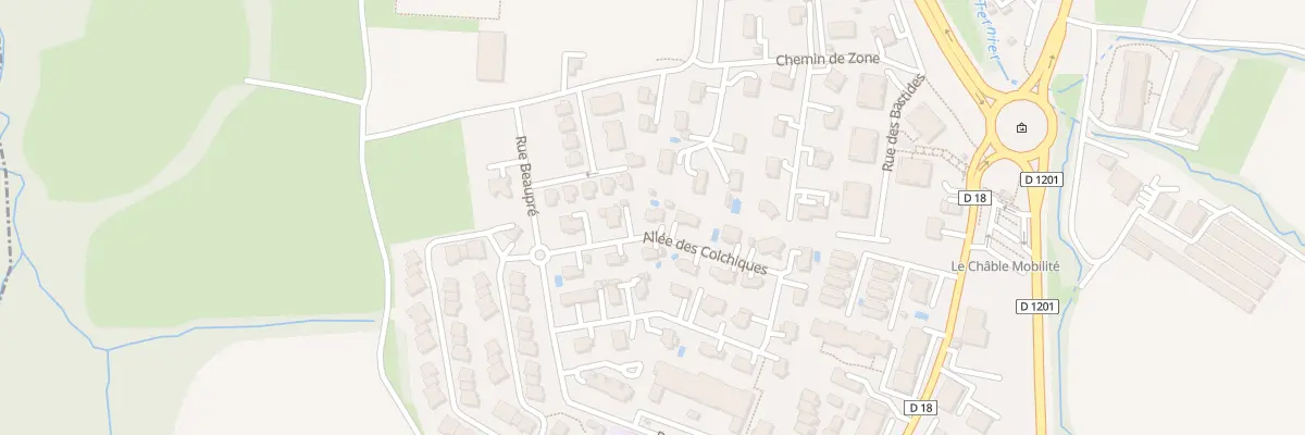 Plan du 320 All des Colchiques à Beaumont