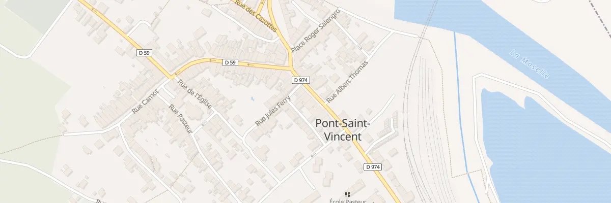 Plan du 44 Rue Jean Jaurès à Pont-Saint-Vincent